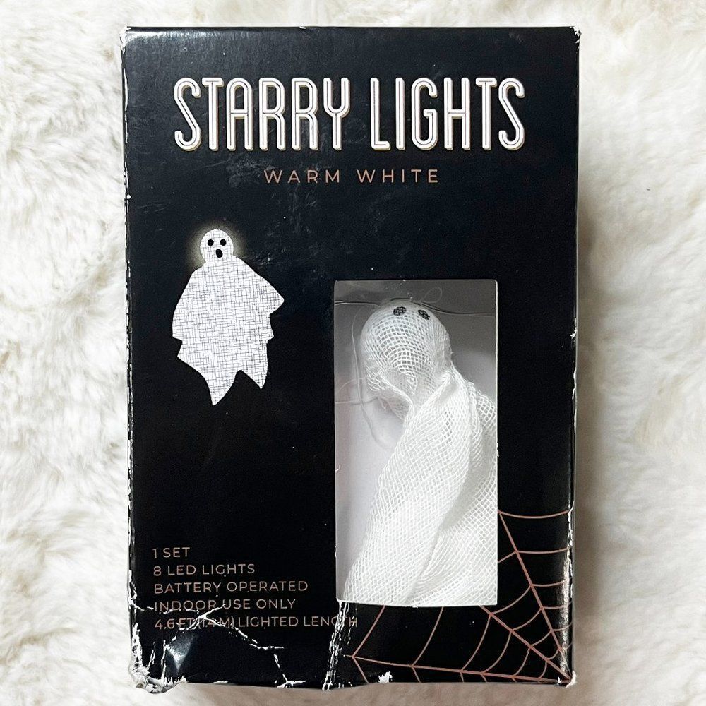 🔮 5/$25 Starry Lights Halloween‎ Ghost String Lights